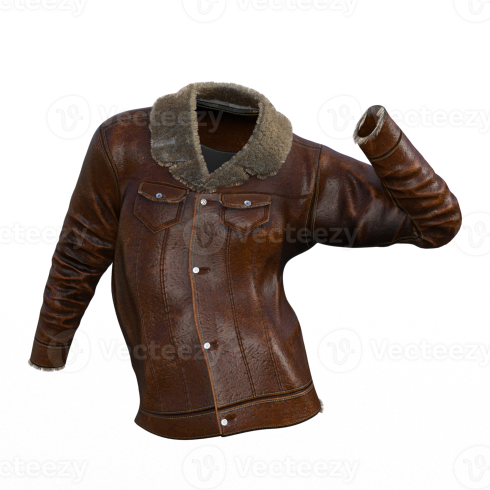 Bomber jacket on transparent png