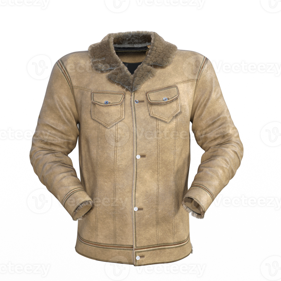 Bomber jacket on transparent png