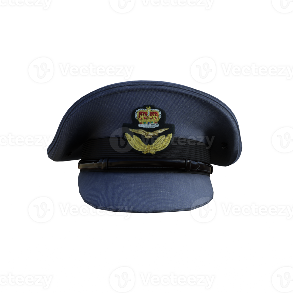 US Pilot Cap and Badge png