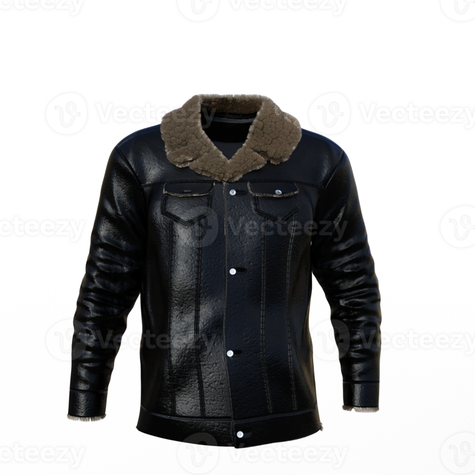 Bomber jacket on transparent png