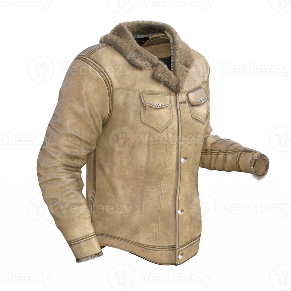 Bomber jacket on transparent png