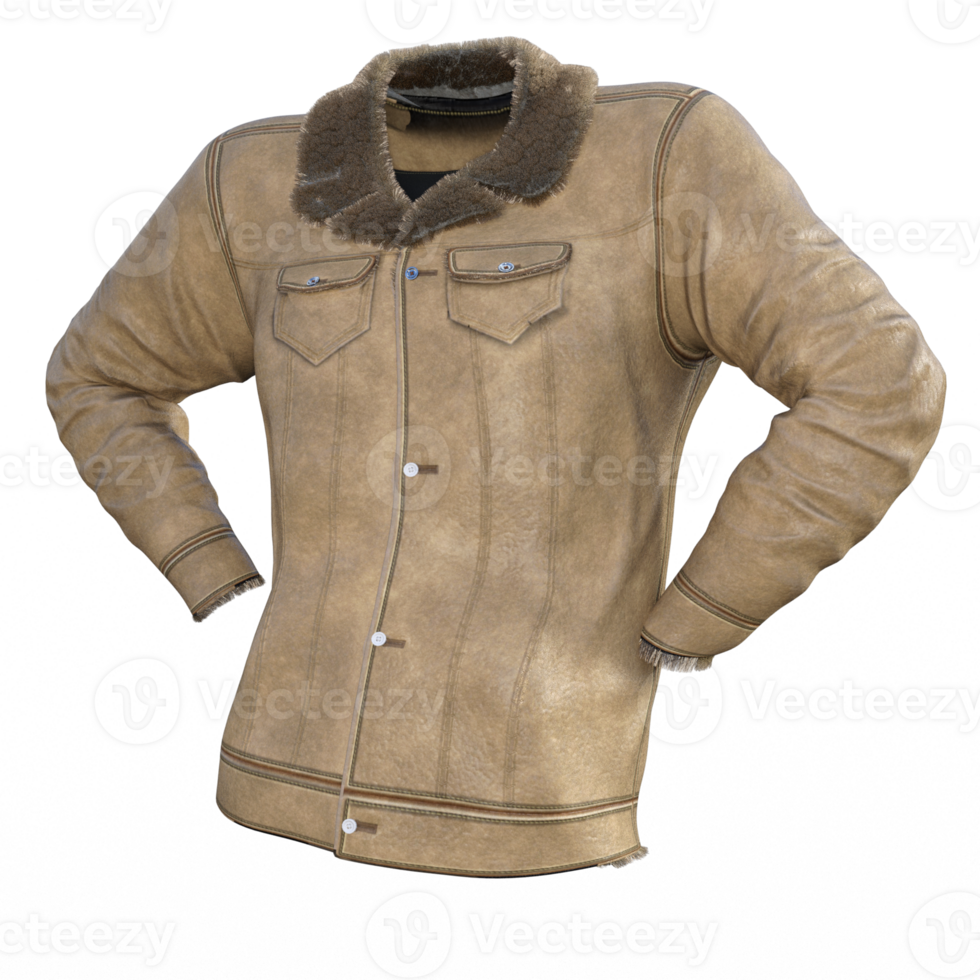 Bomber jacket on transparent png