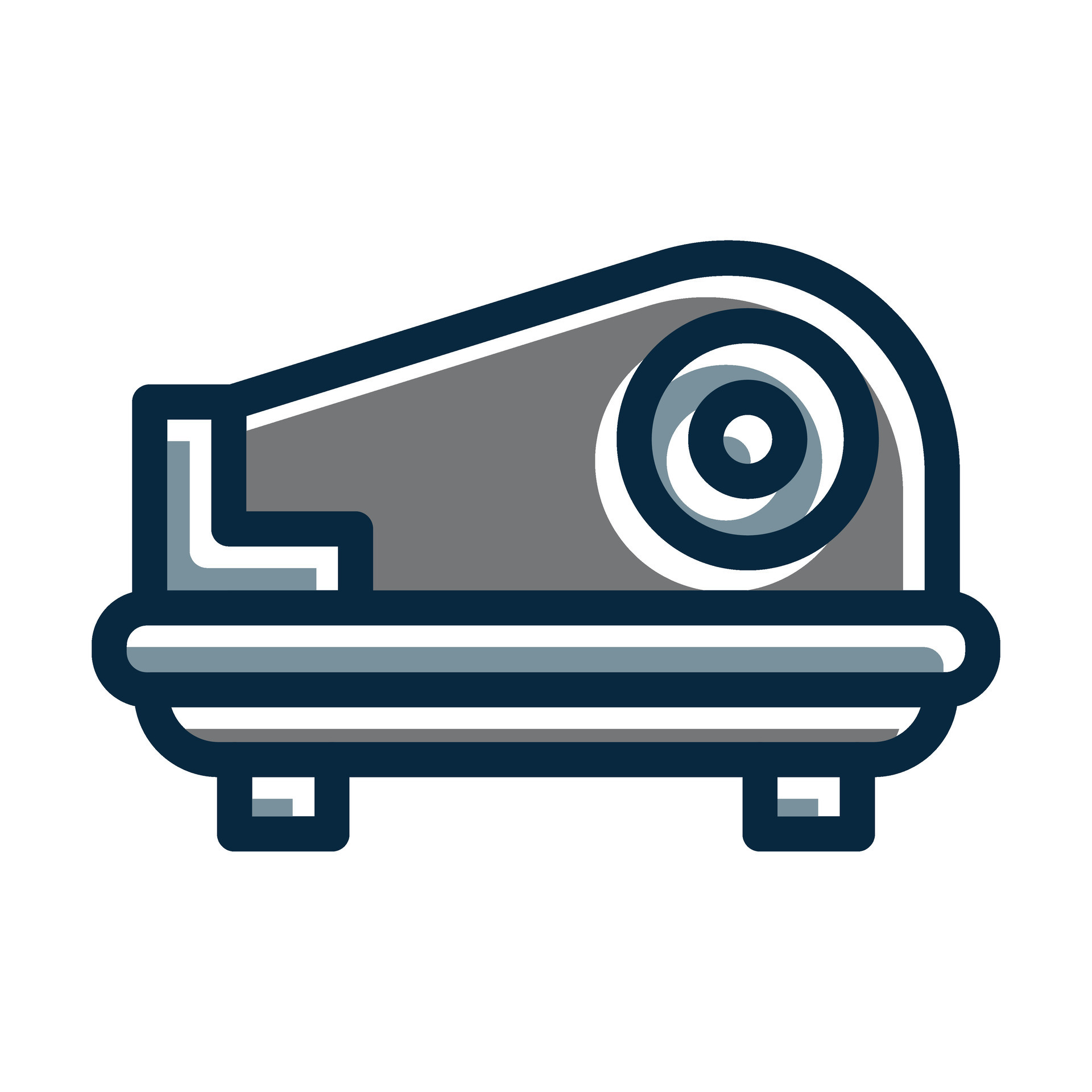 Chicken Slicers Vector Thick Line Filled Dark Colors 34202636 Vector