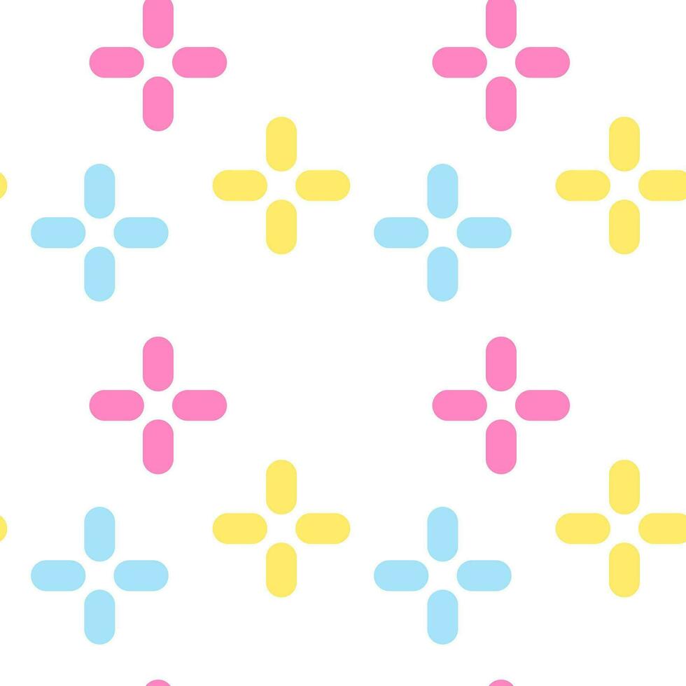 Abstract modern shapes seamless pattern background. vector