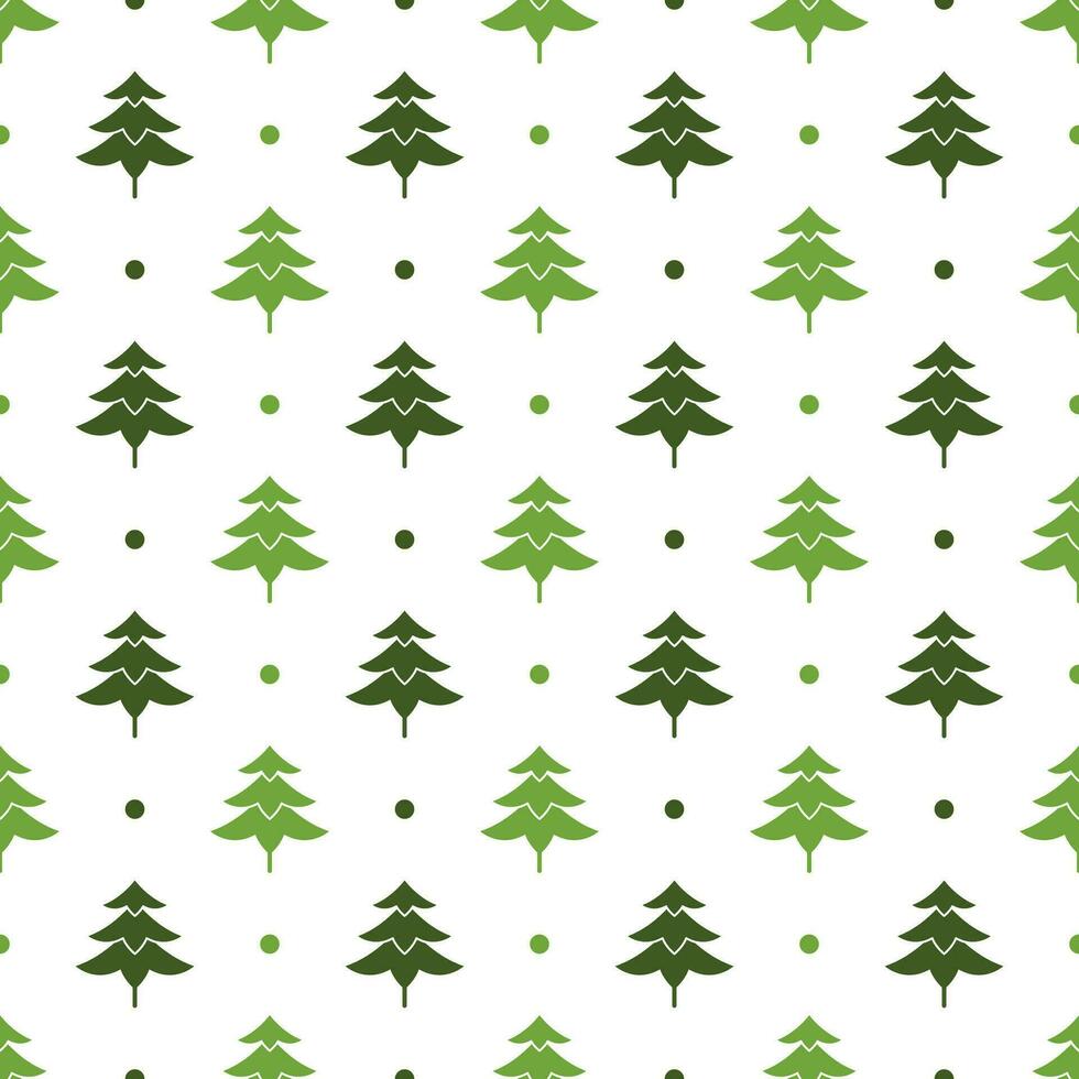 Pine Tree seamless pattern background. vector