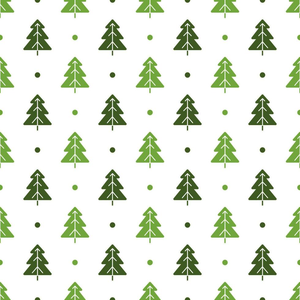 Pine Tree seamless pattern background. vector