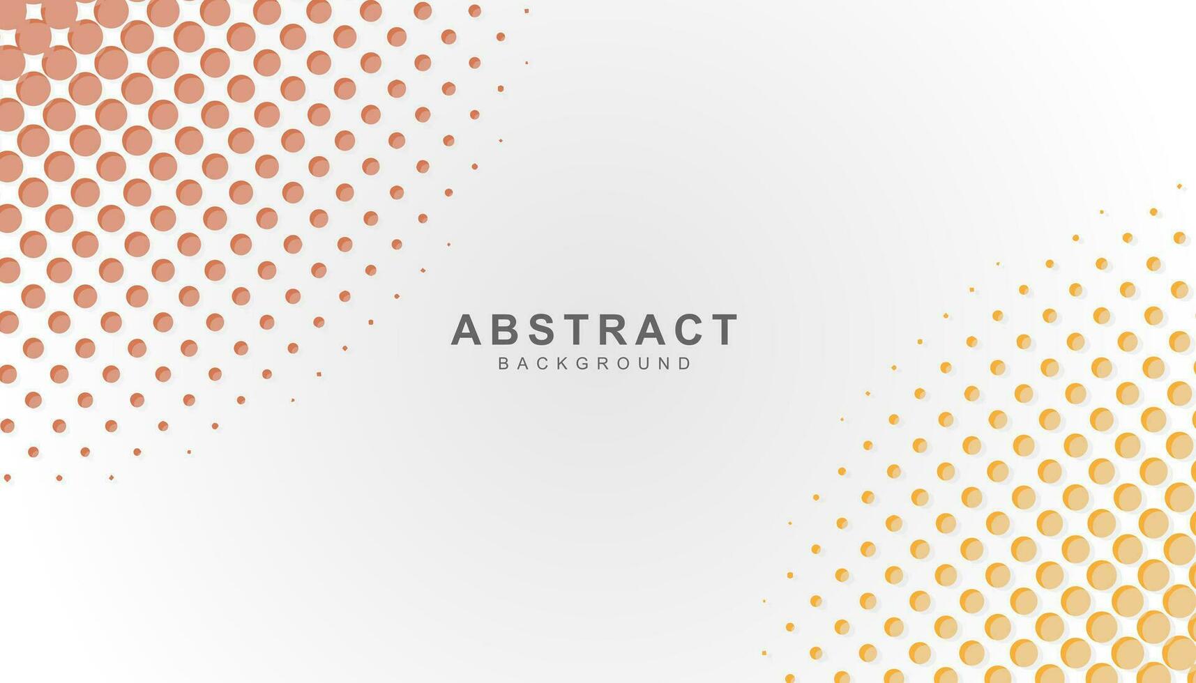 Abstract halftone dots background with copy space vector