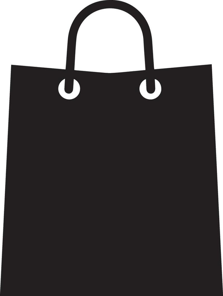 Shopping Bag vector silhouette illustration 11