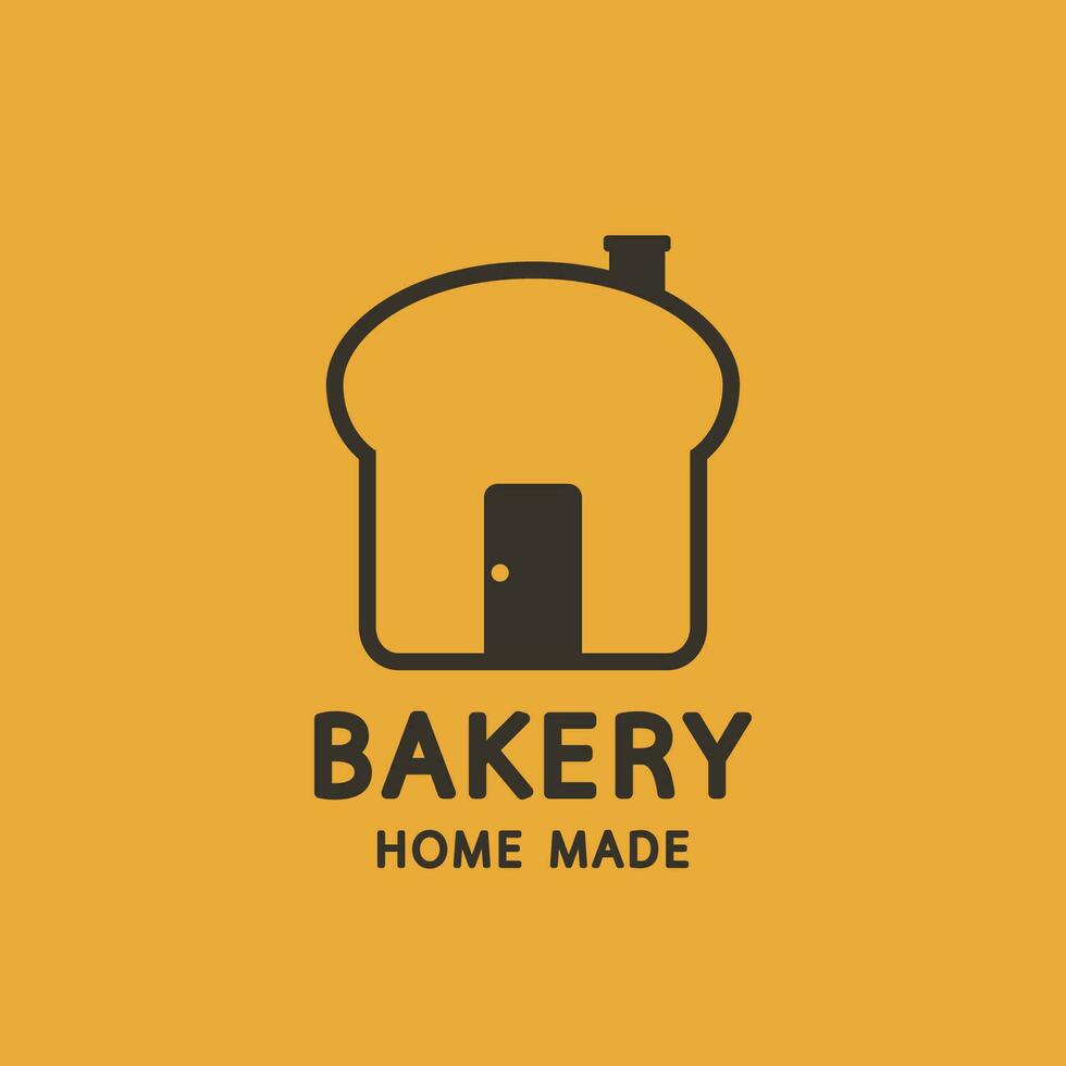 panadería logo diseño. un pan símbolo. un pan logo diseño. vector