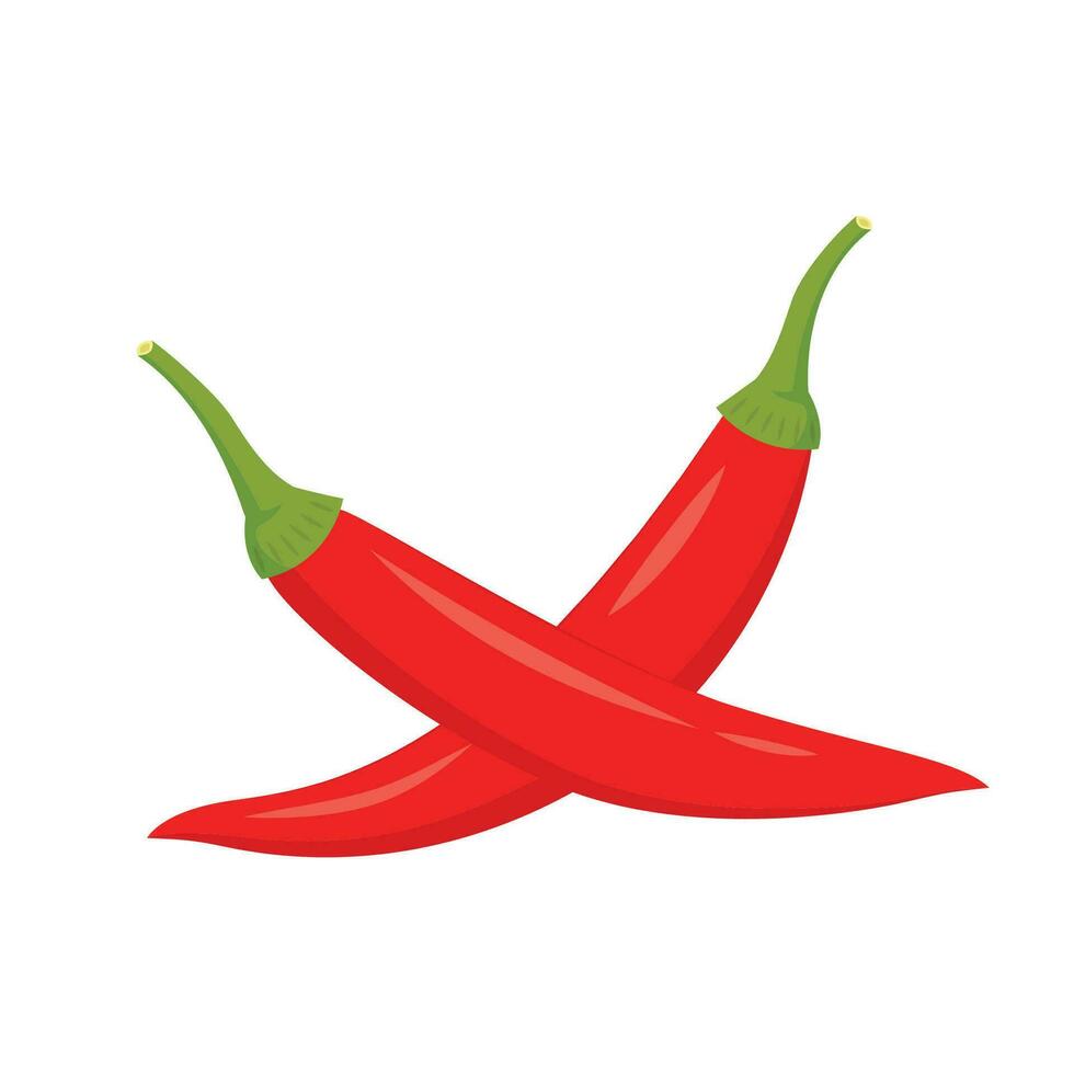Chili cartoon vector. free space for text. wallpaper. background. vector