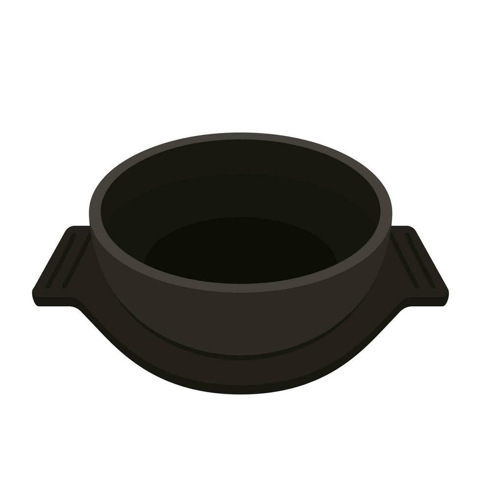 Korean bowl vector. Korean bowl on white background. vector