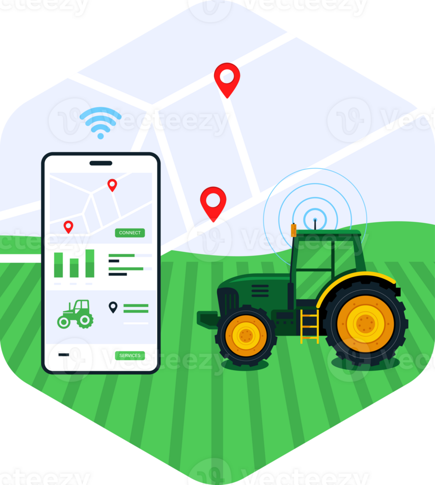 Agricultural Tractor IoT Tracking System png