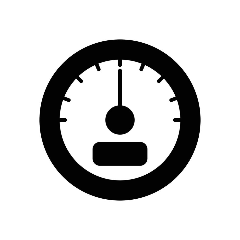 Speed Meter icon. solid icon vector