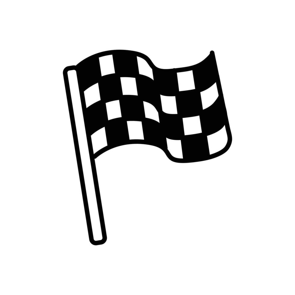 Flag icon. solid icon vector
