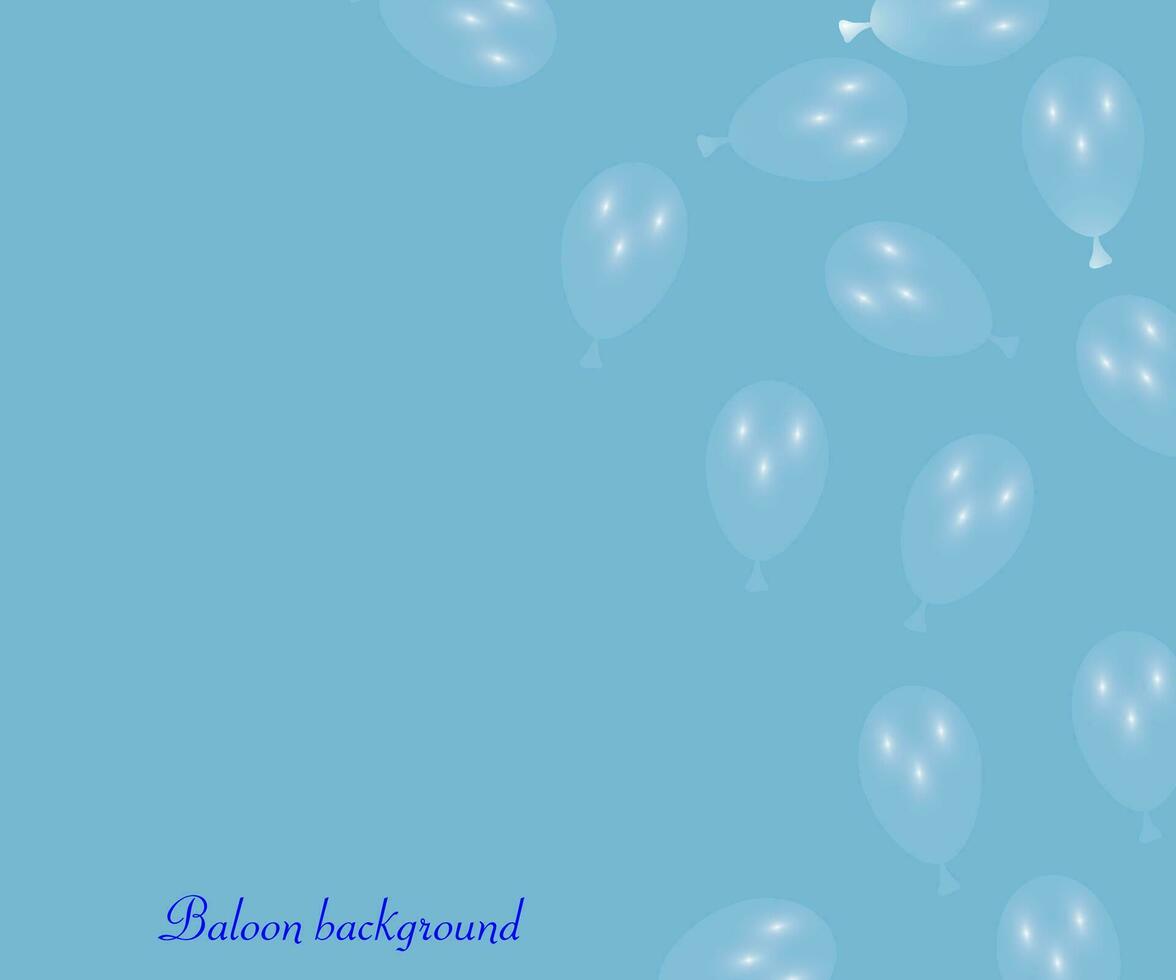 Balloon background collection colorful balloon for birthday and any party. vector