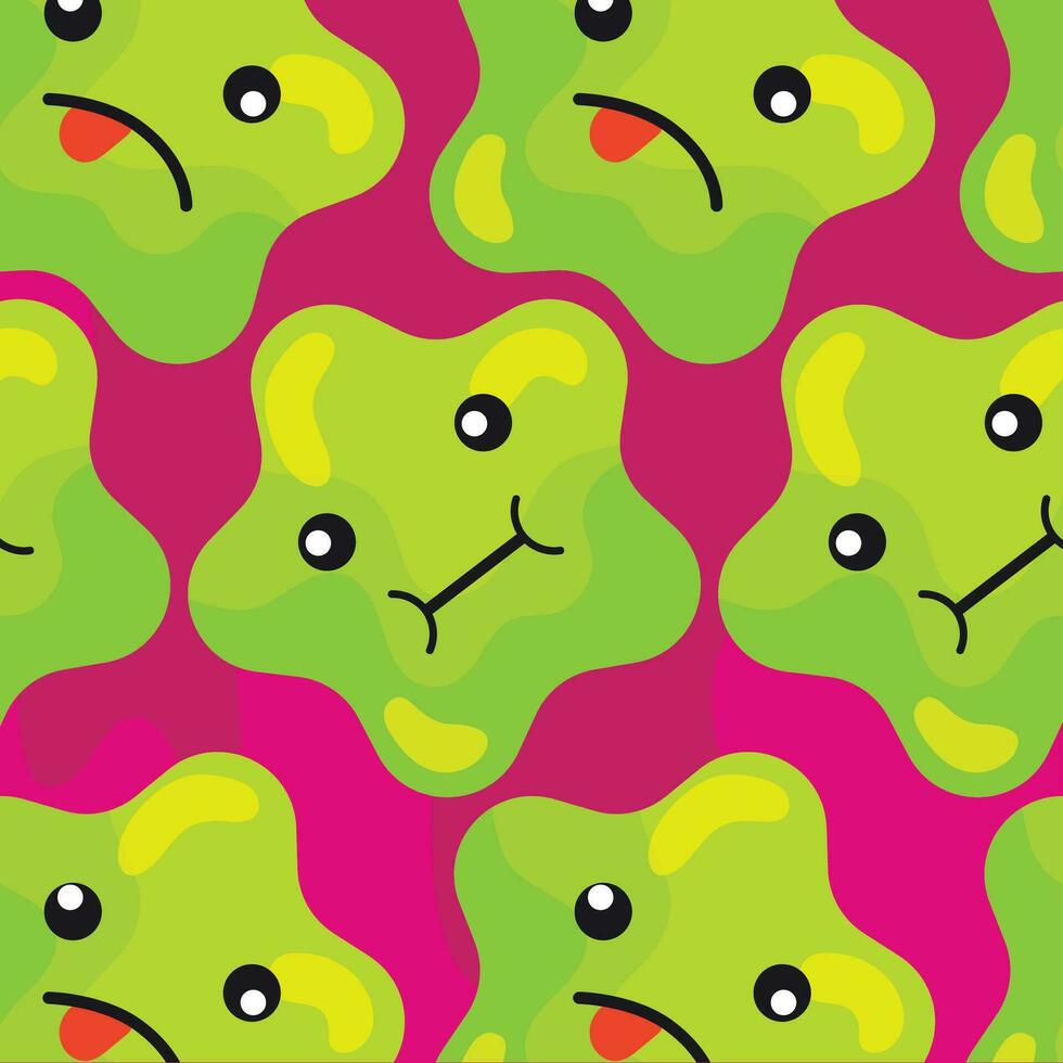 pattern background with star shape emojis Vector illustration