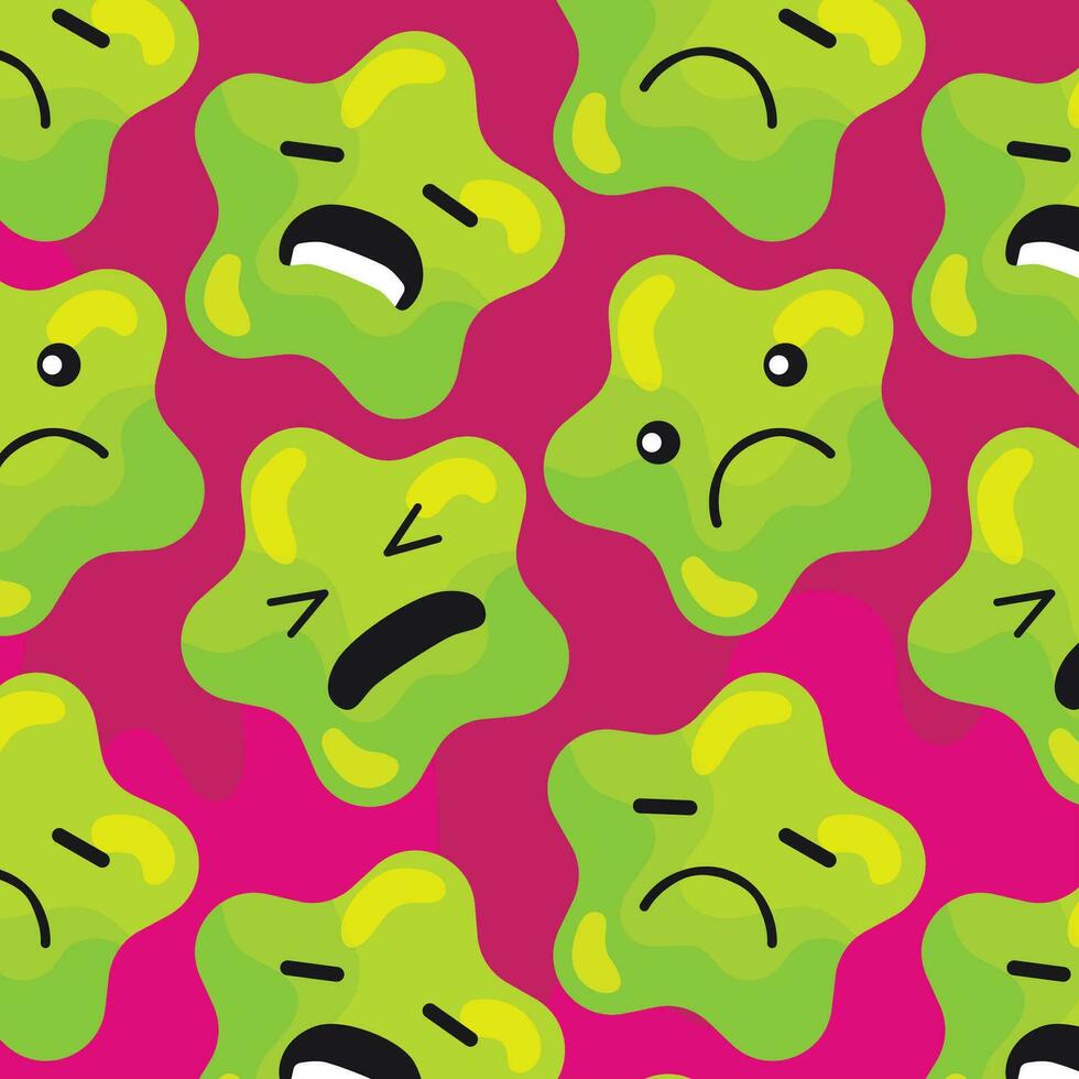pattern background with star shape emojis Vector illustration