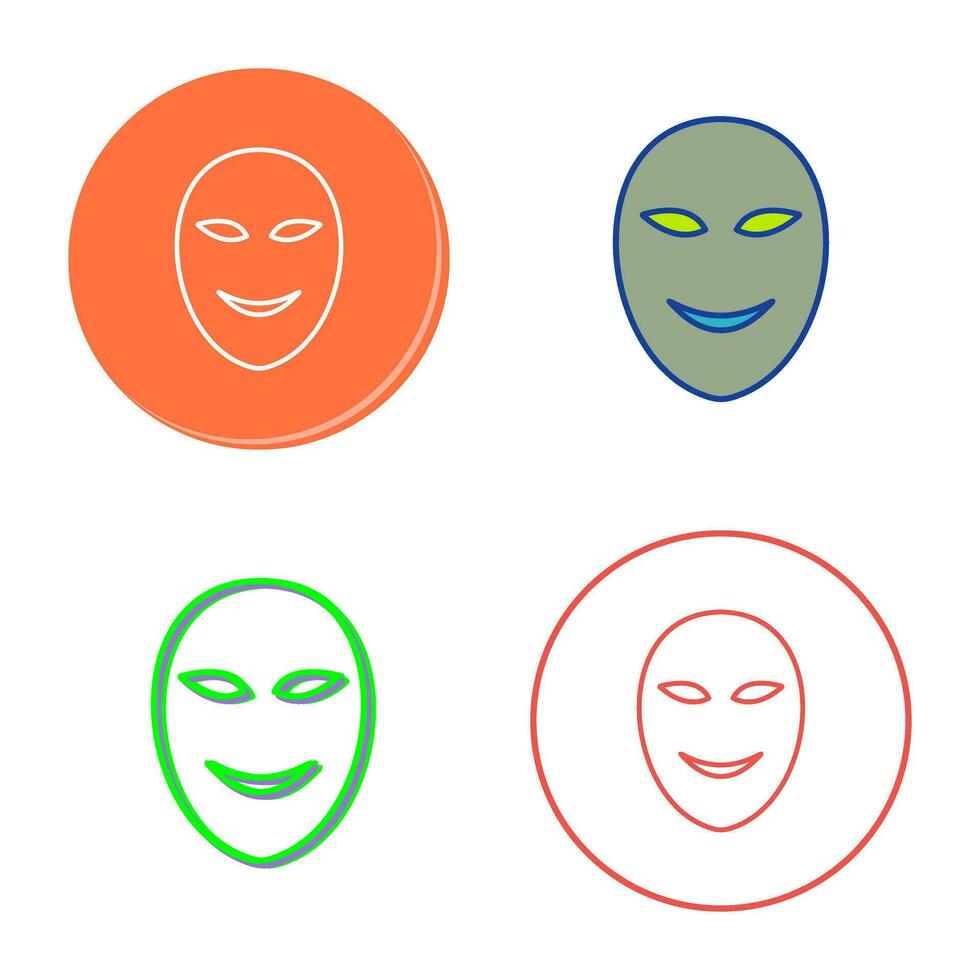 Ancient Face Mask Vector Icon