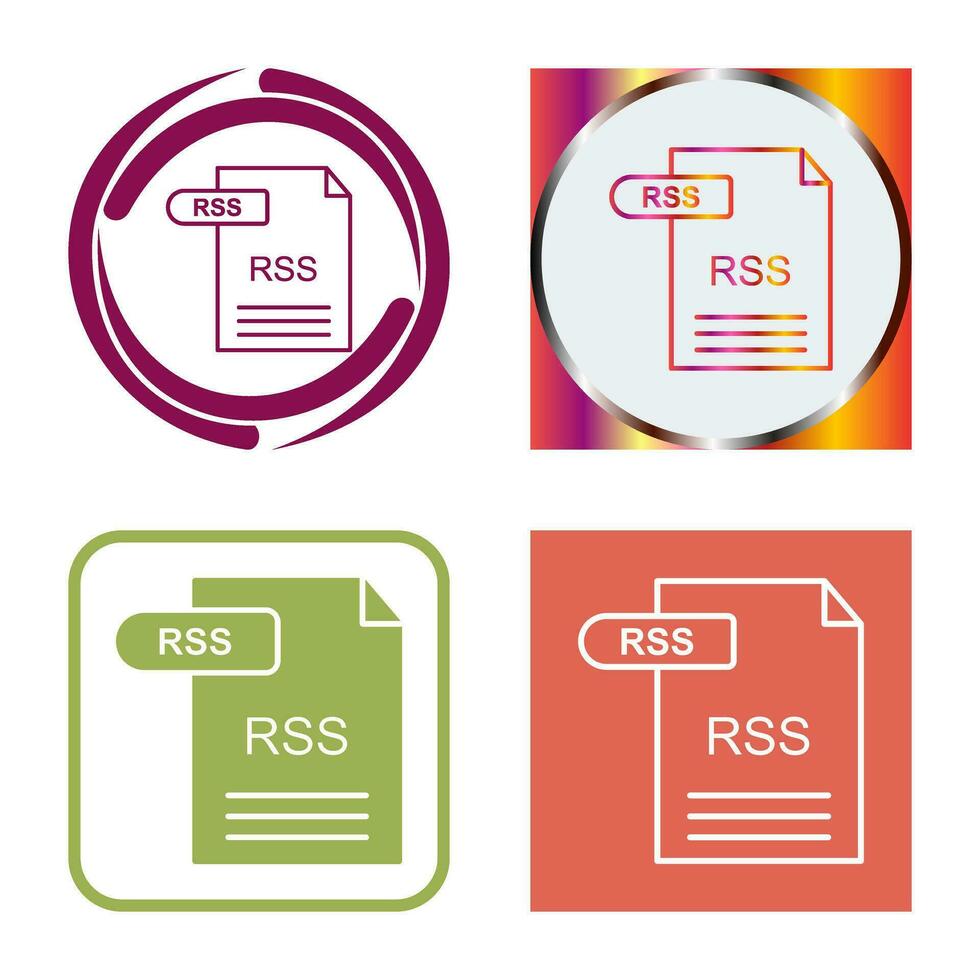 RSS Vector Icon