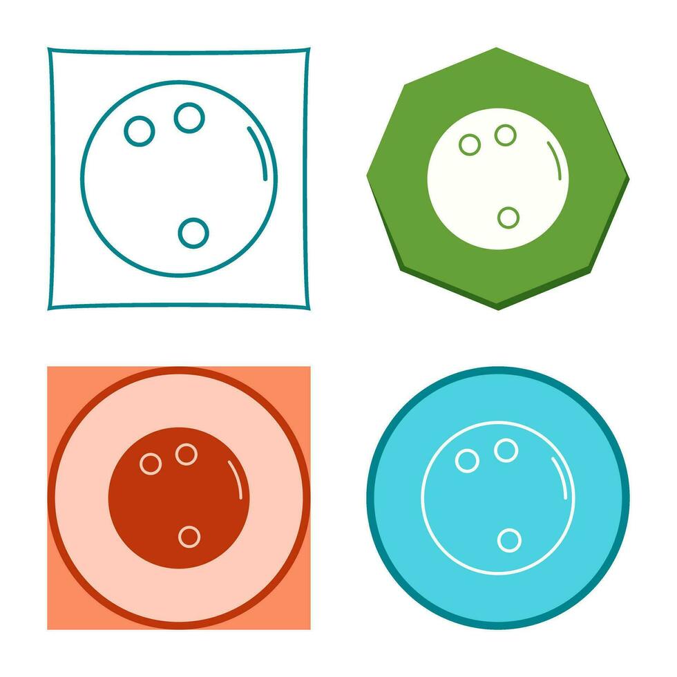 Bowling Ball Vector Icon