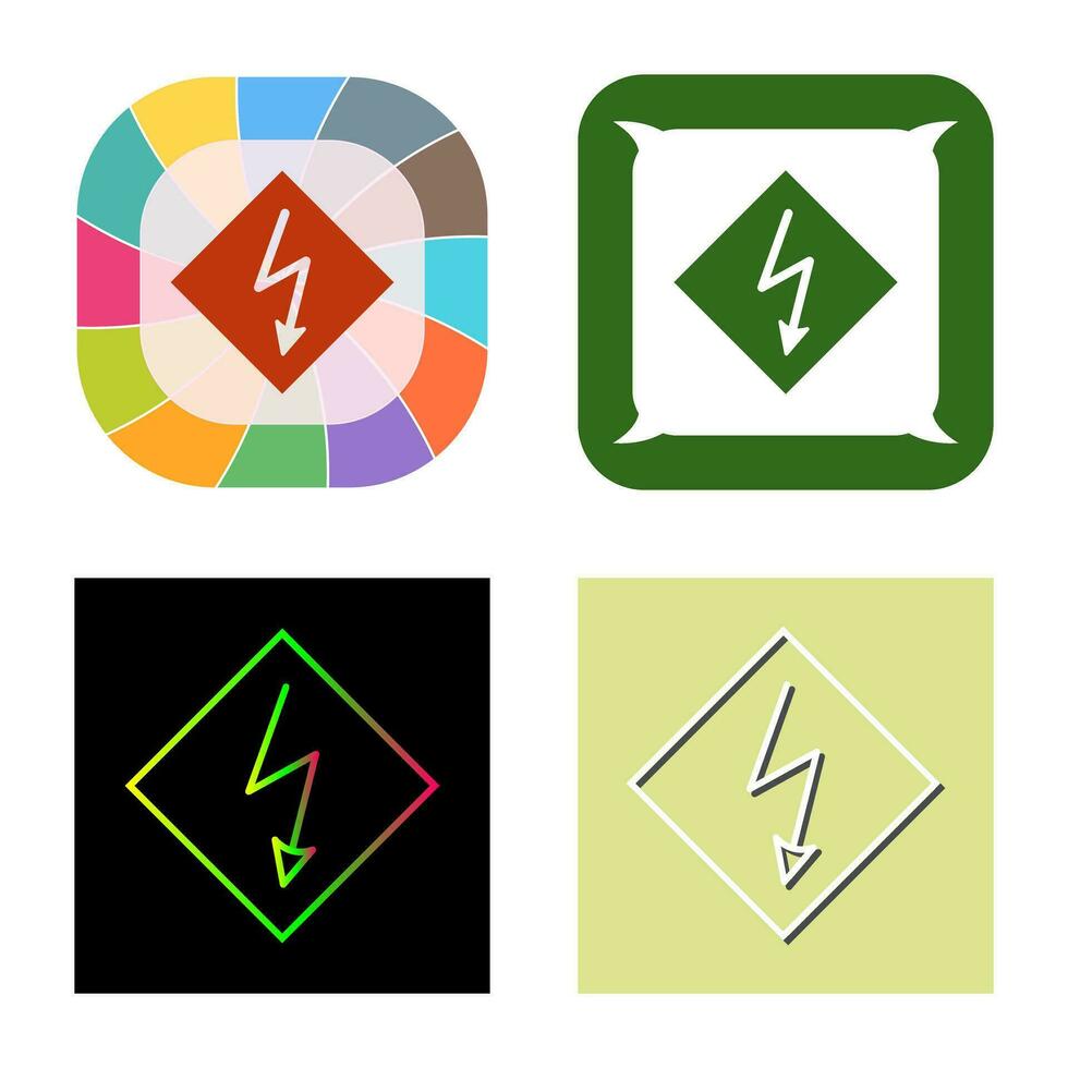 High Voltage Vector Icon