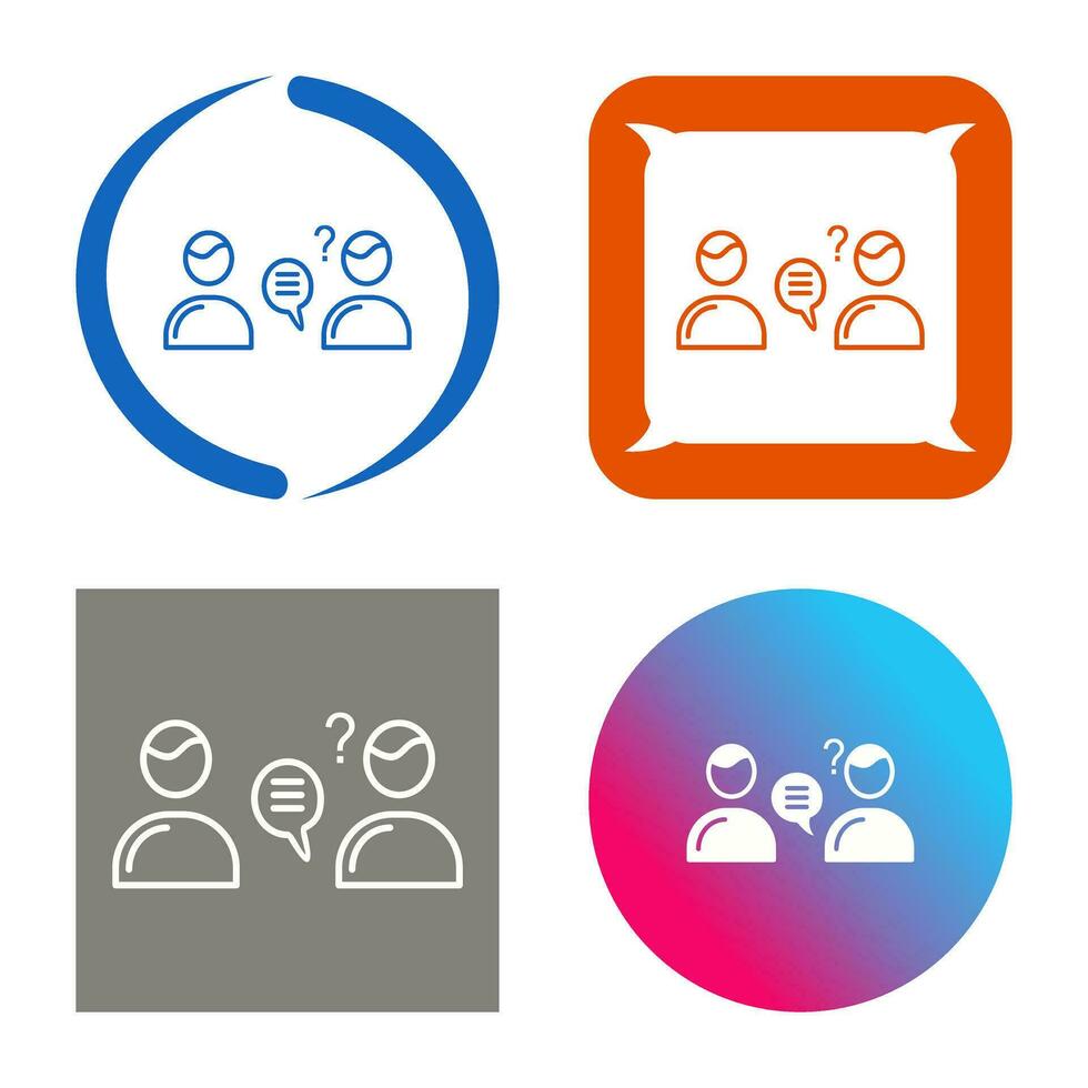 Unique Consulting Services Vector Icon