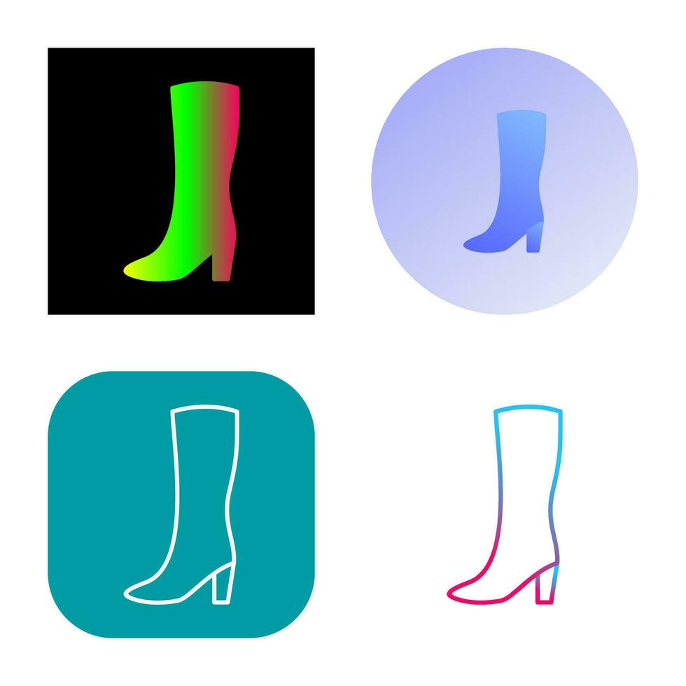 Long Boots Vector Icon