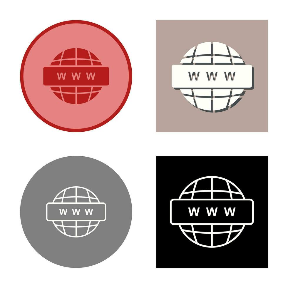 World Wide Web Vector Icon