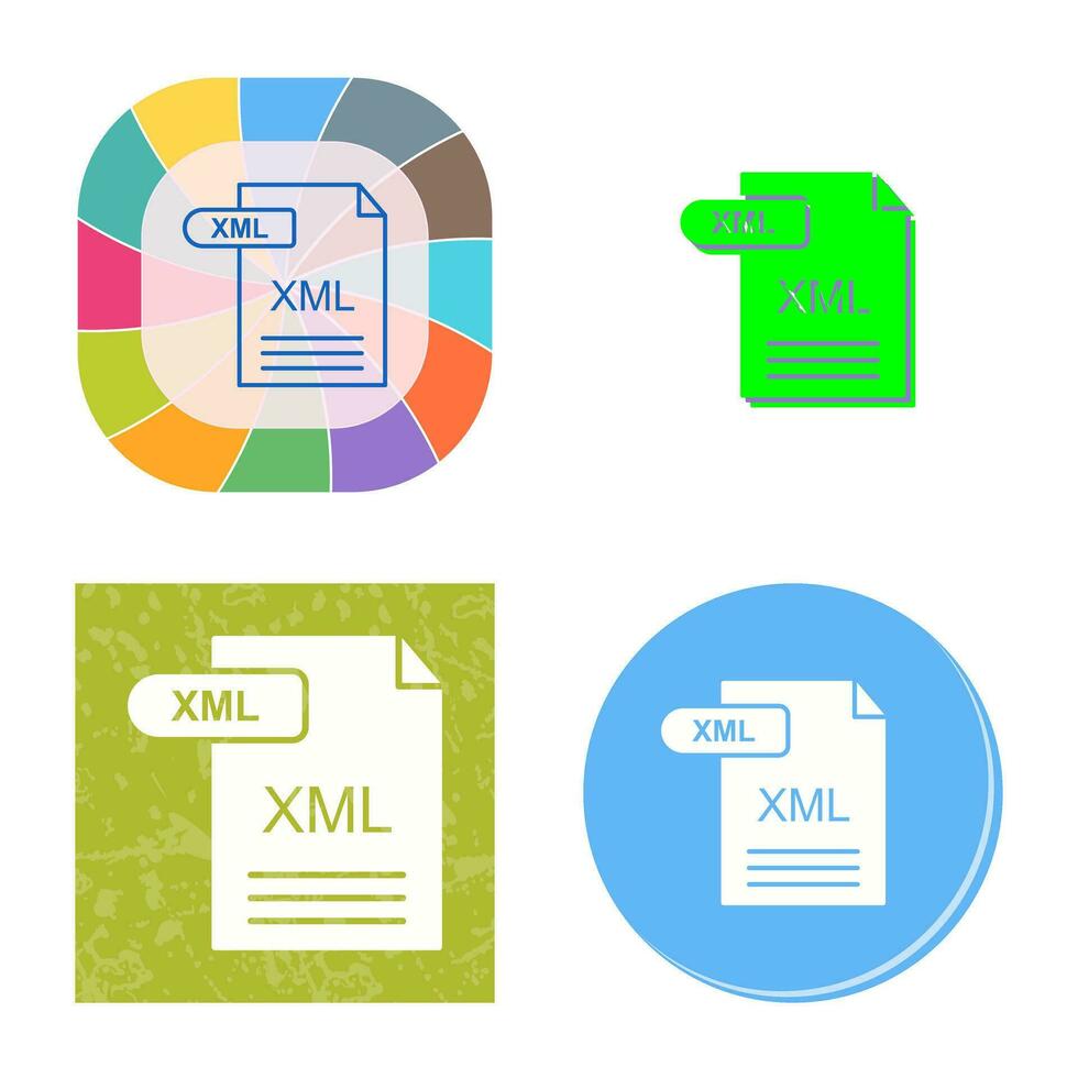 XML Vector Icon