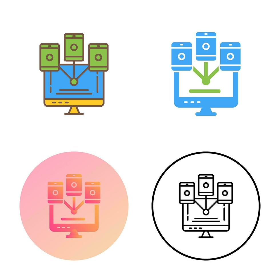 Computer Networks Vector Icon