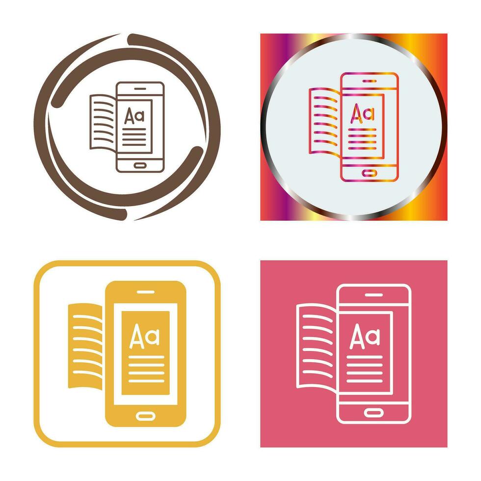 Ebook Vector Icon