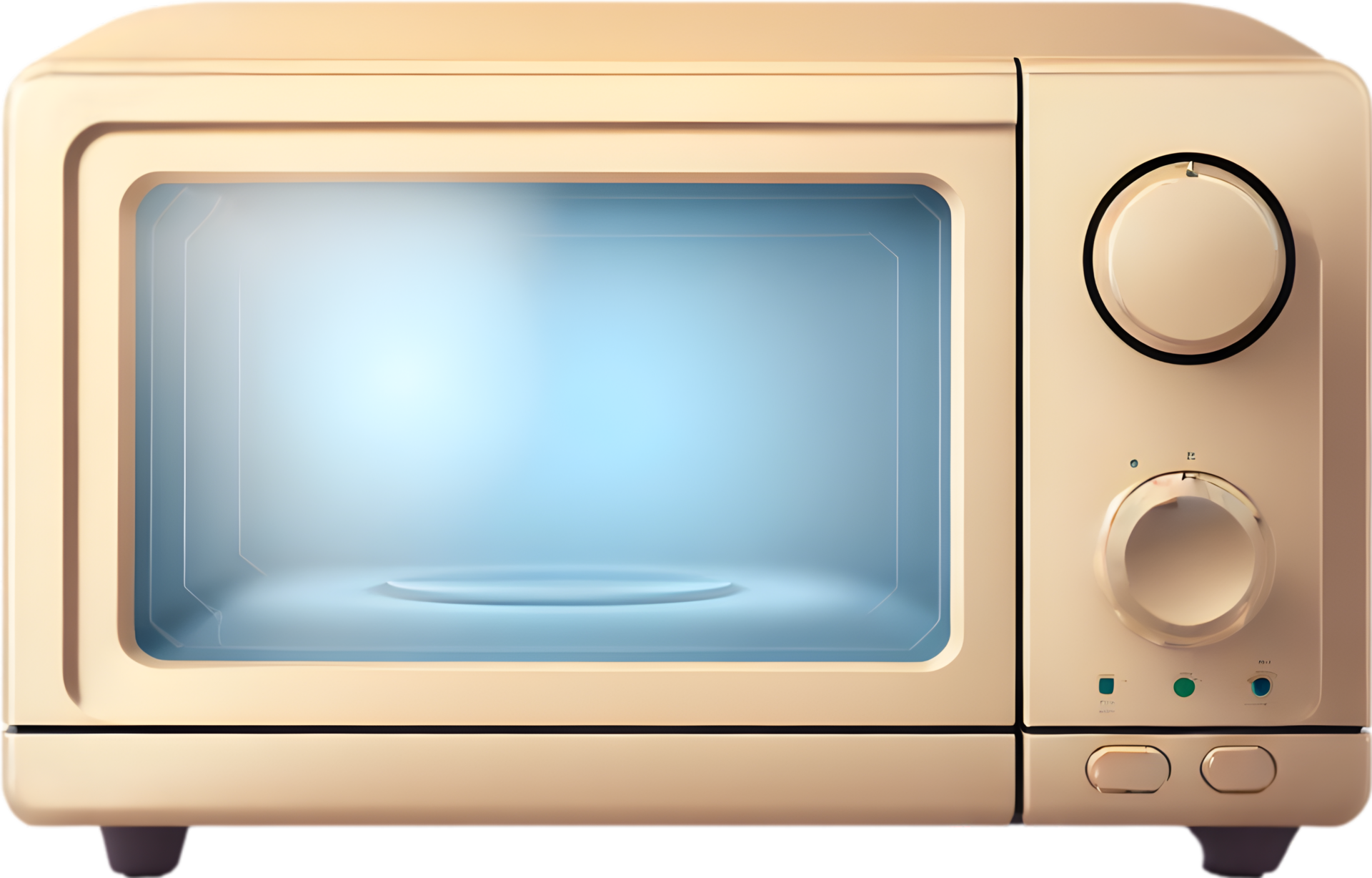 a microwave oven on Ai generative 34206834 PNG