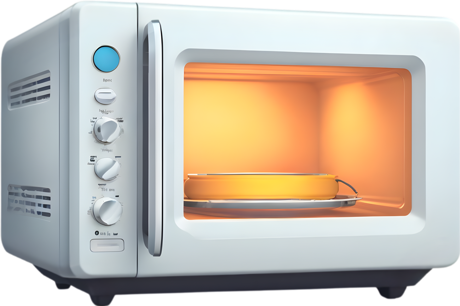 a microwave oven on Ai generative 34206840 PNG