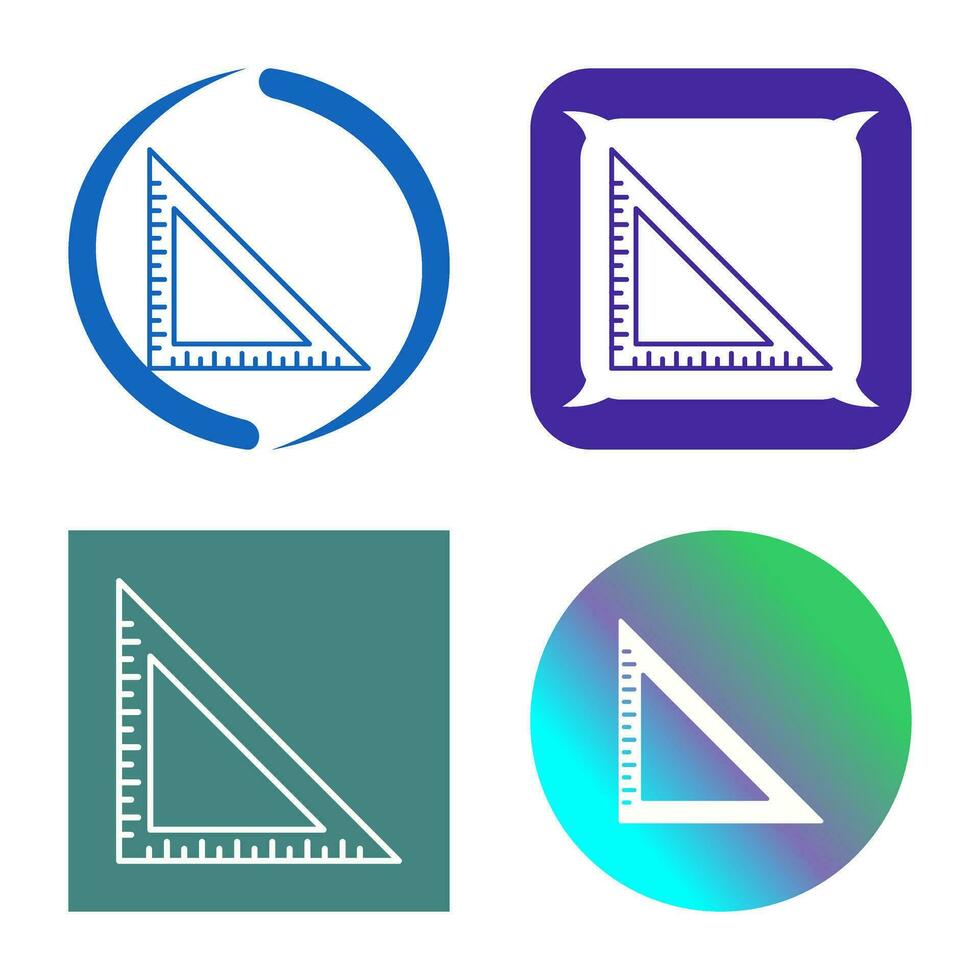 Set Square Vector Icon