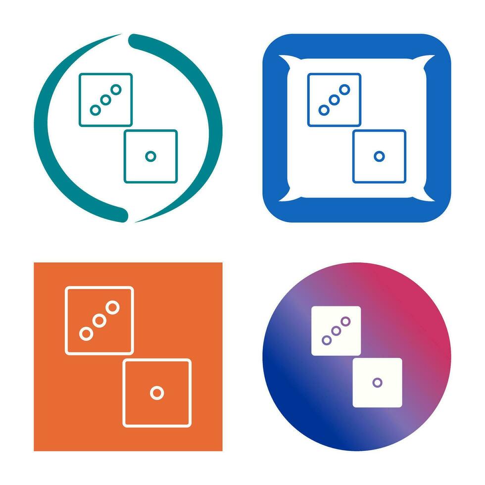 Unique Dice Vector Icon