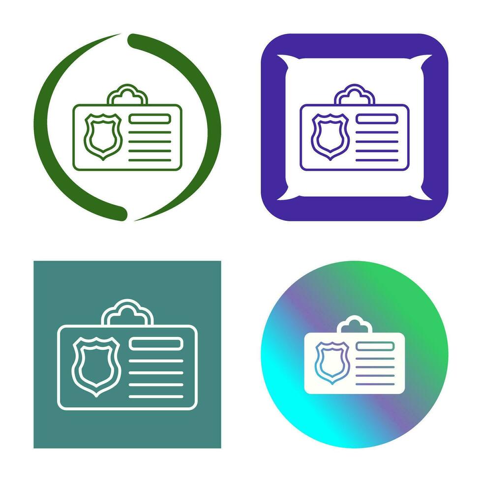 Id Card Vector Icon