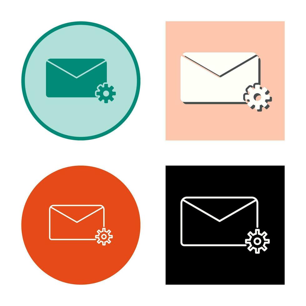 Message Settings Vector Icon