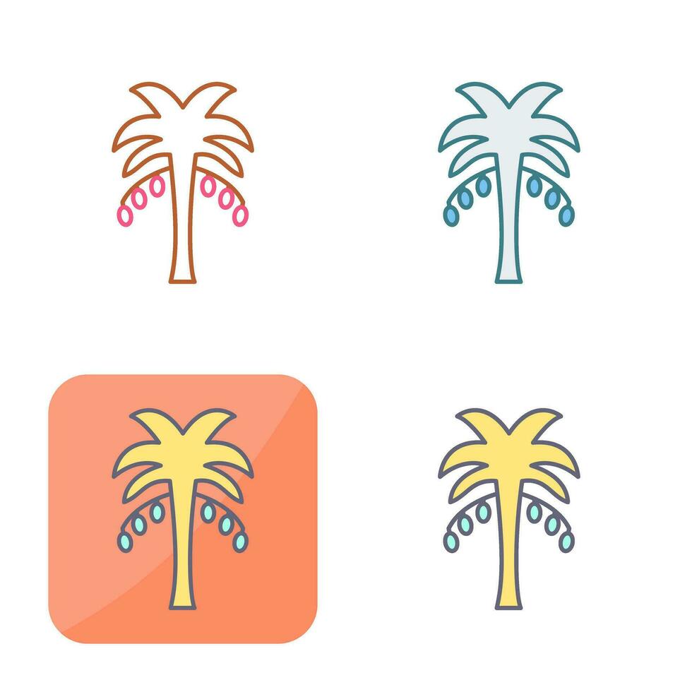 Coconut trees Vector Icon