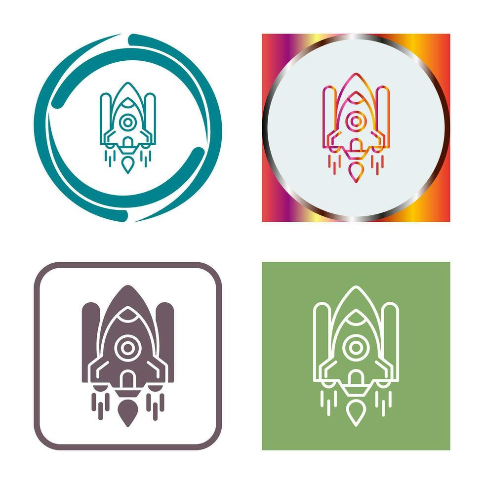 Space Shuttle Vector Icon