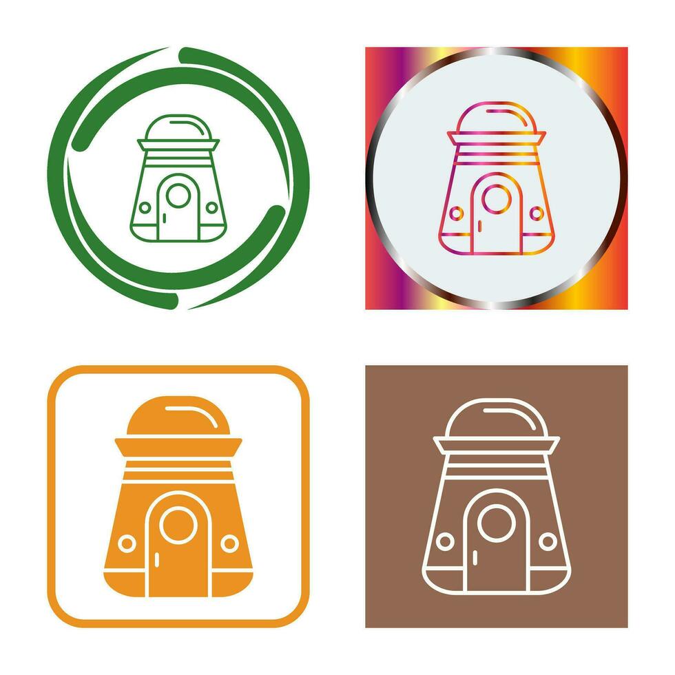 Space Capsule Vector Icon