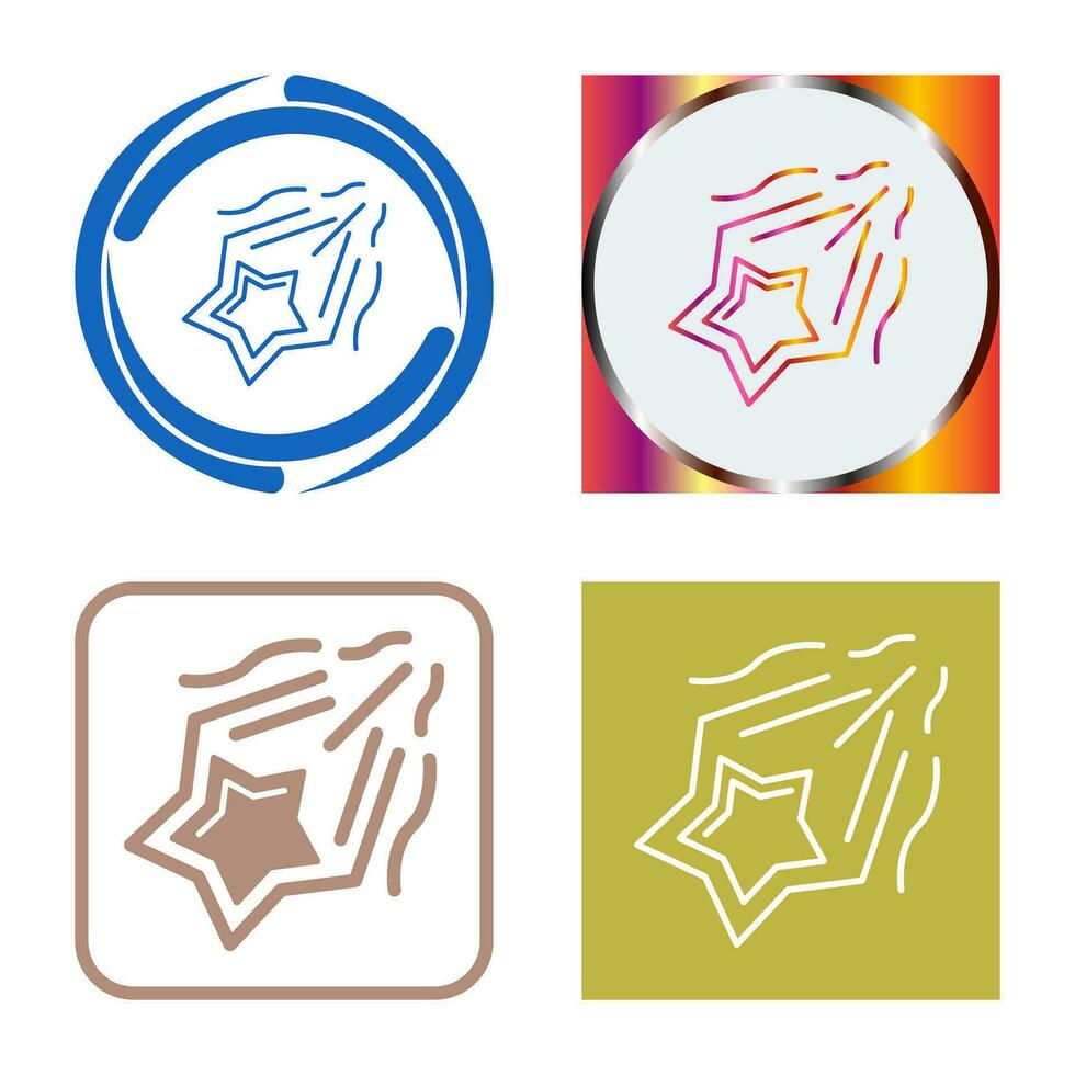 Shooting Star Vector Icon