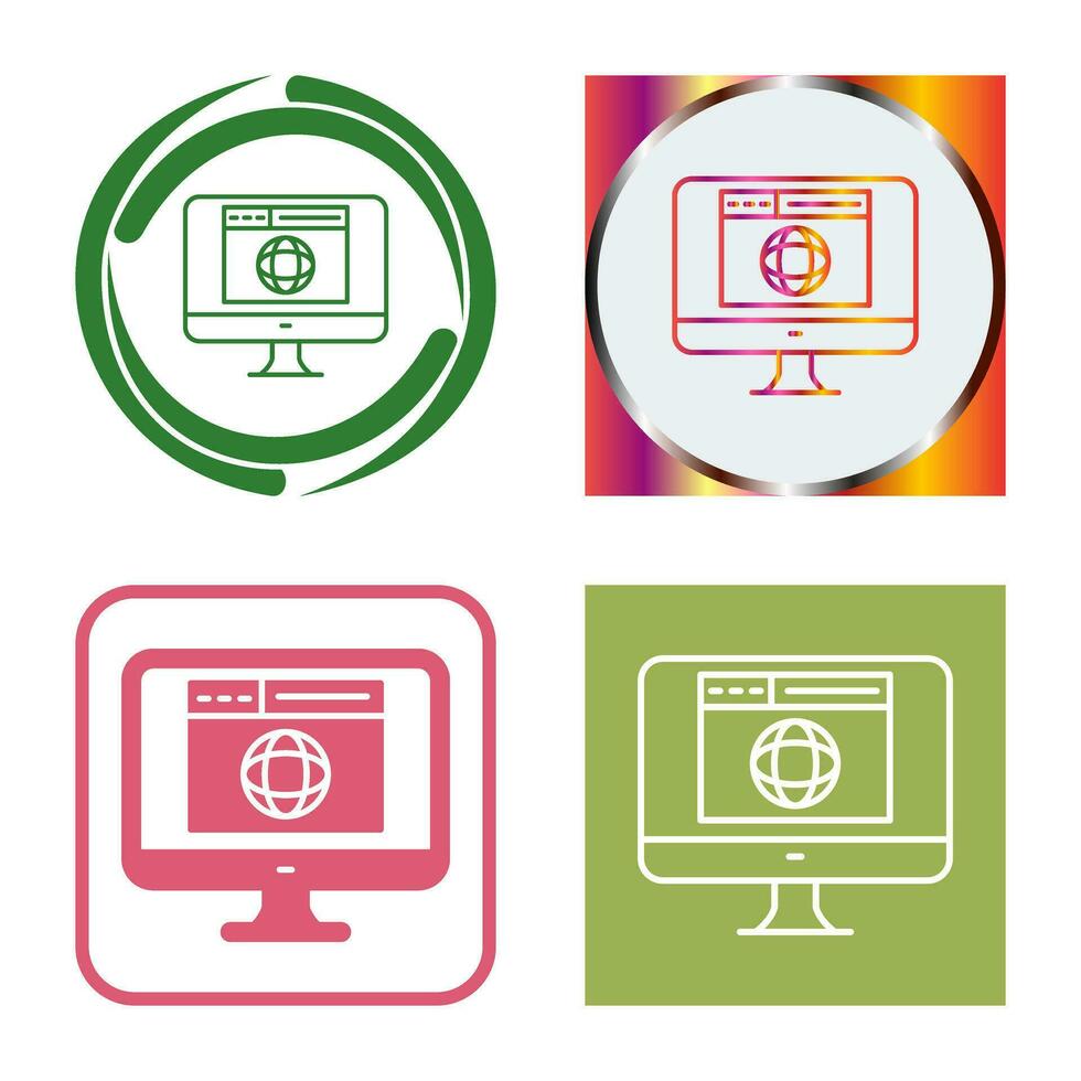 Website Vector Icon
