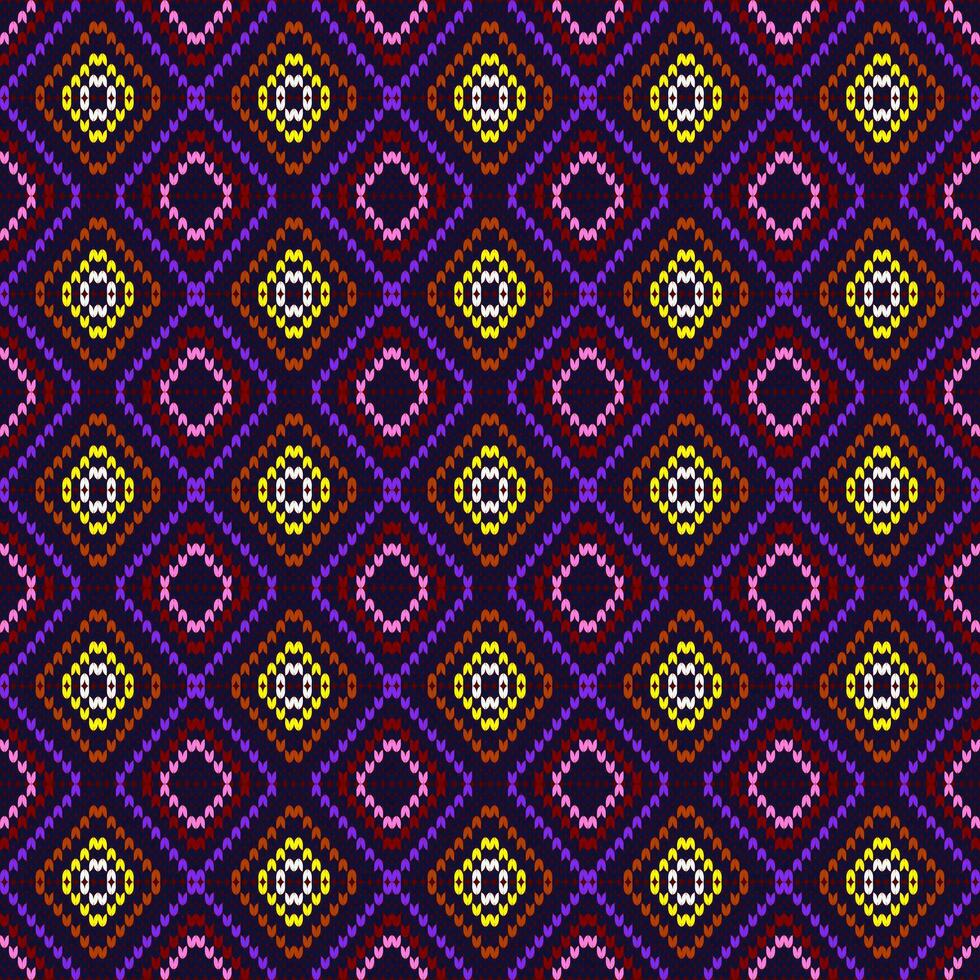 Ethnic seamless pattern. Patchwork texture. Weaving. Traditional ornament. Tribal pattern. Folk motif. Can be used for wallpaper, textile, wrapping, web page background. vector