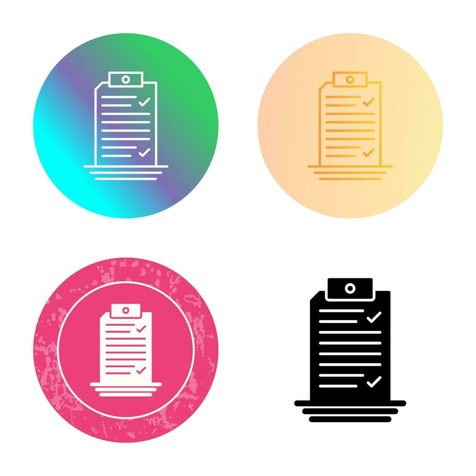 Check List Vector Icon