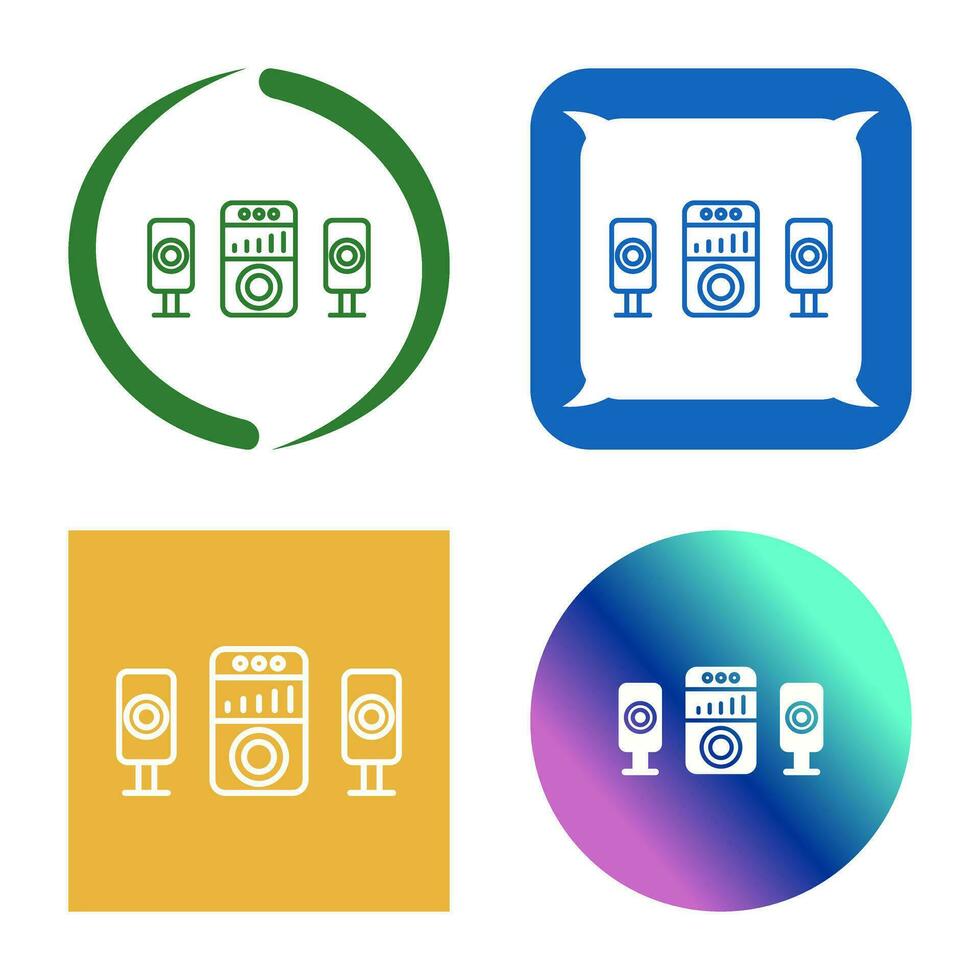 Sound System Vector Icon