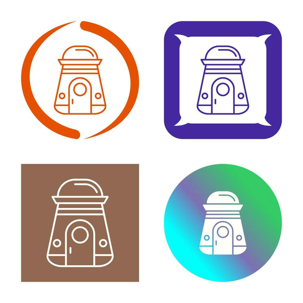 Space Capsule Vector Icon