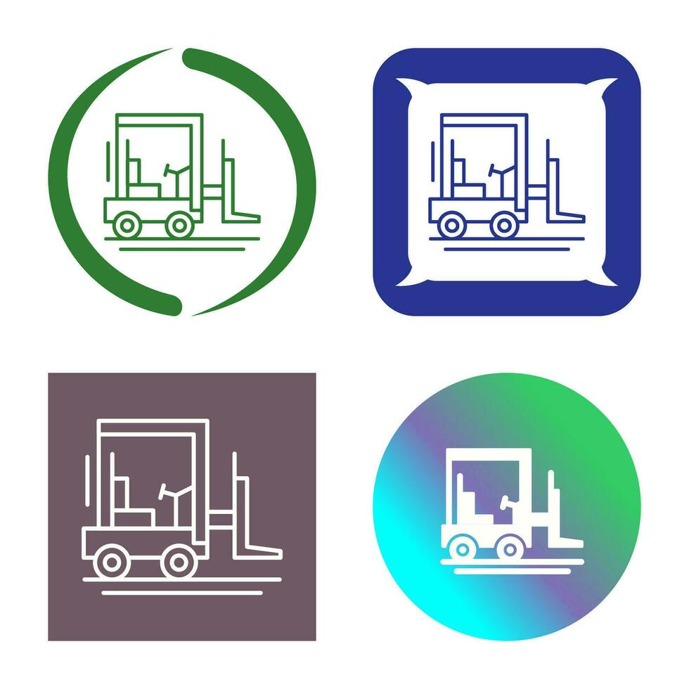 Forklift Vector Icon