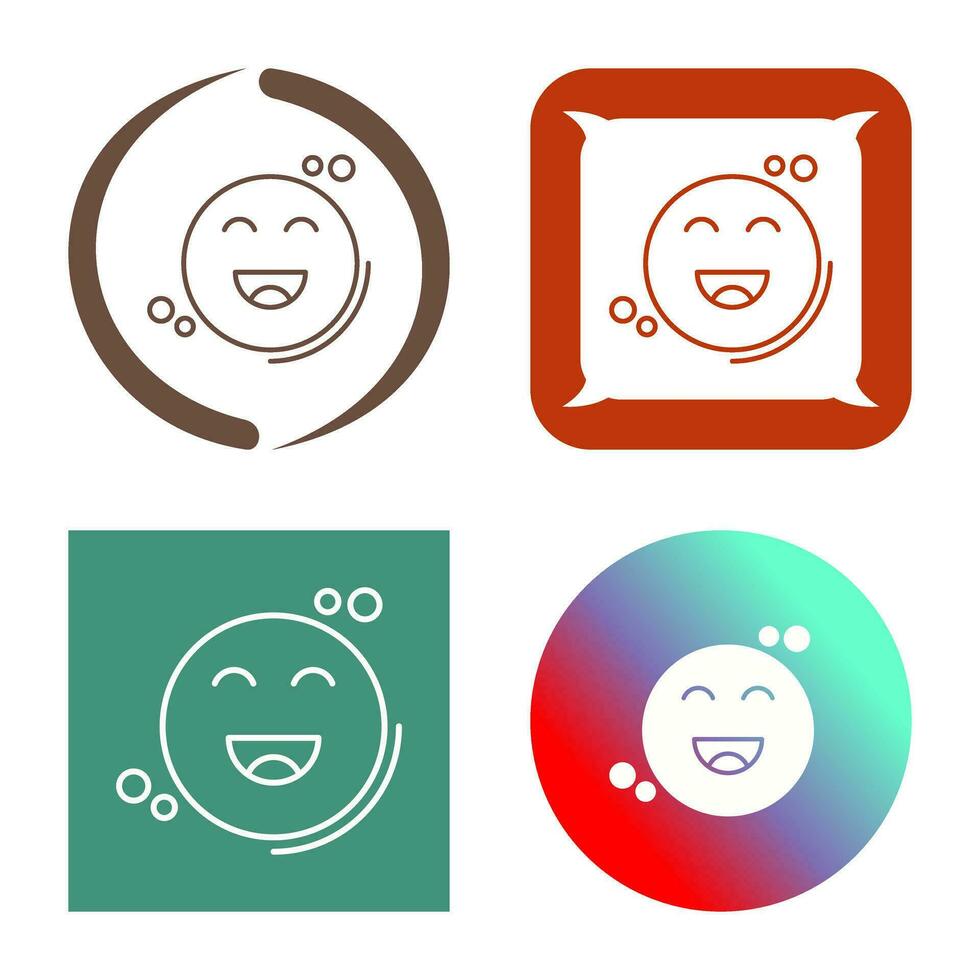 Happiness Vector Icon