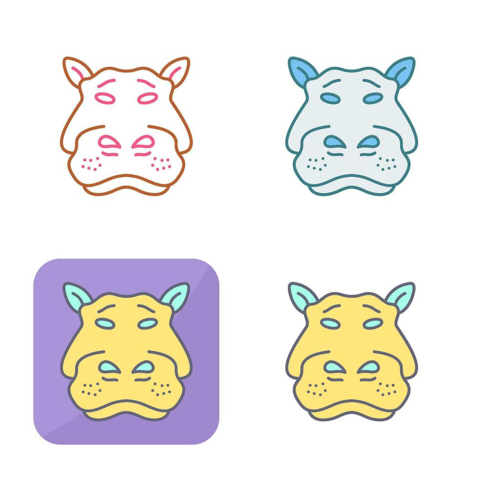 Hippo Vector Icon