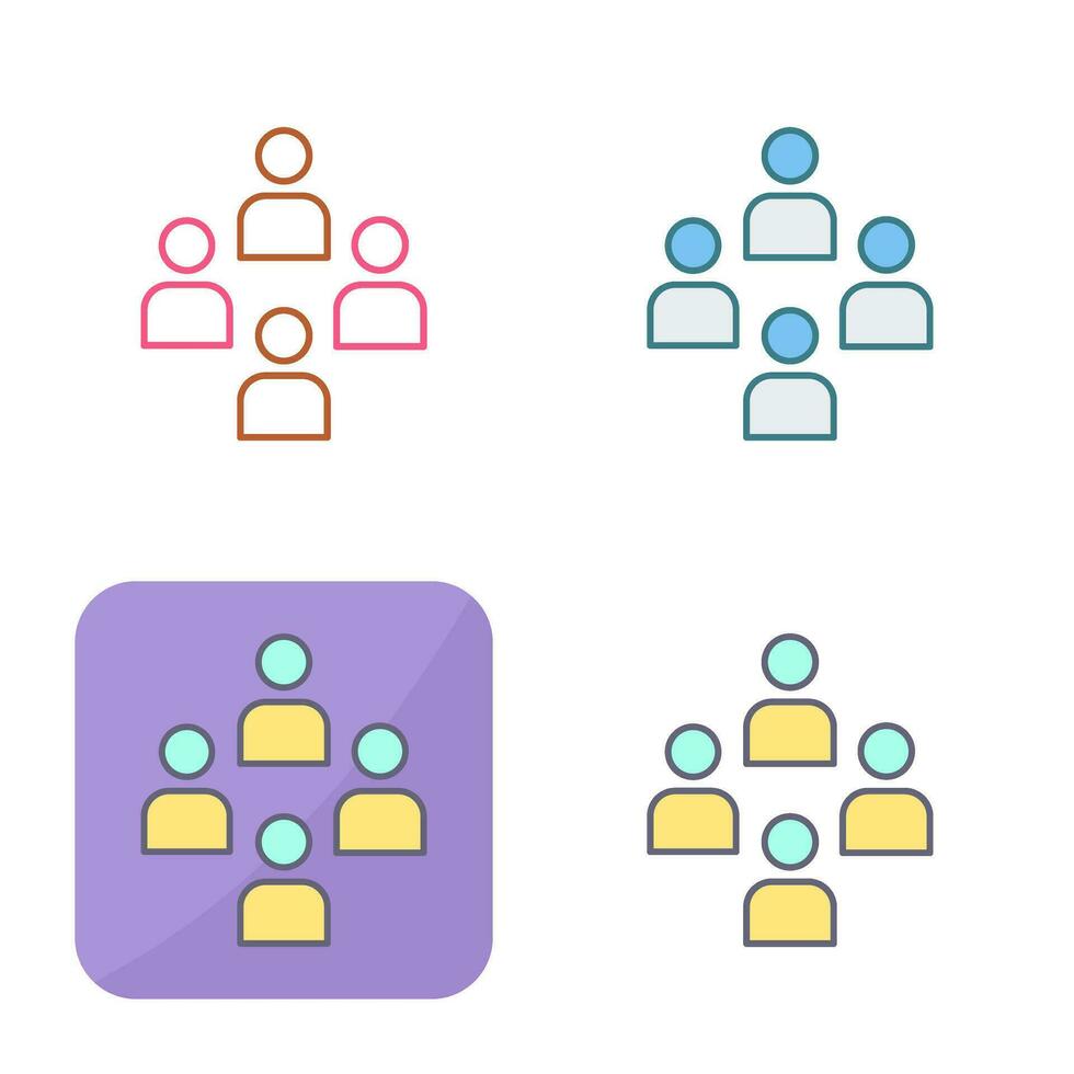 Network Group Vector Icon